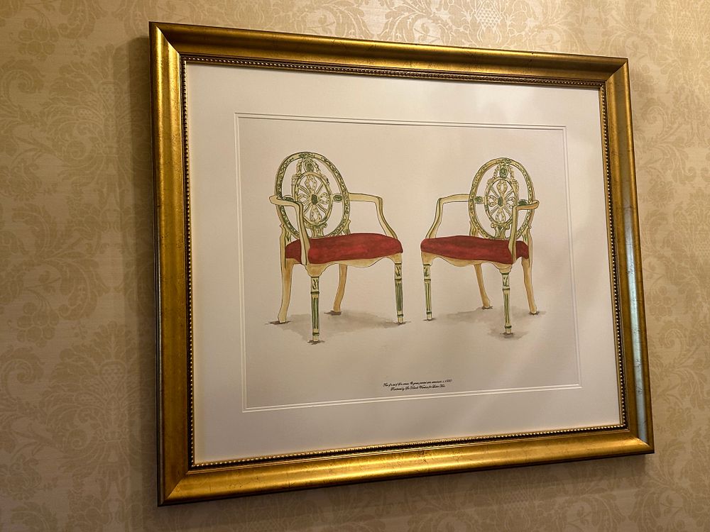 Lot 1329: A Pair of Framed Prints after Moreau, depicting 18th and 19th Century Decorative Arts Designs