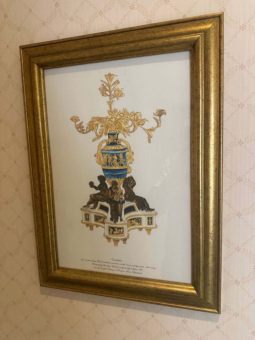 Lot 1428: A Group of Three Framed 18th Century Style Decorative and Architectural Prints
