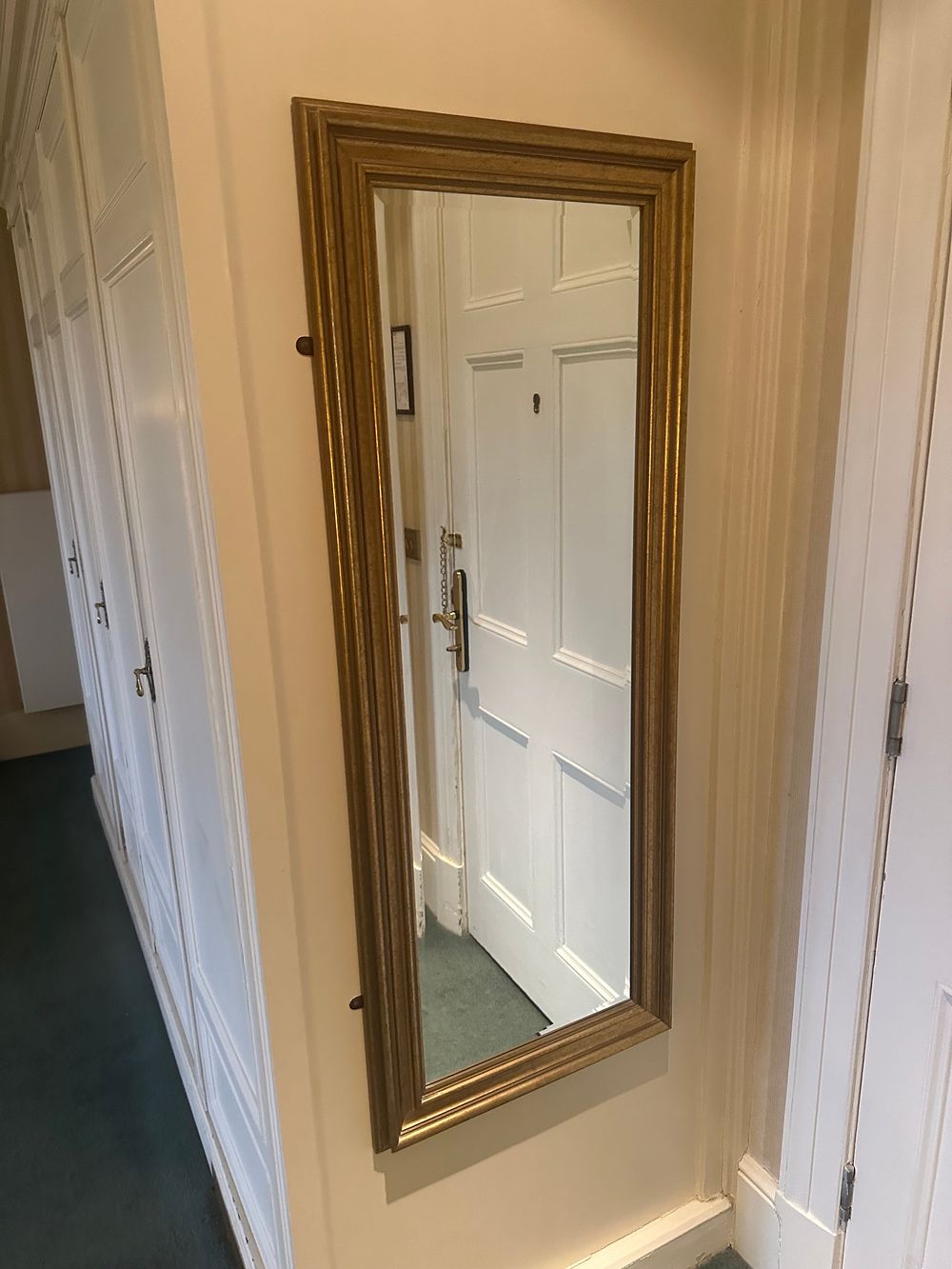 Lot 1442: A Pair of Giltwood Framed Wall Mirrors
