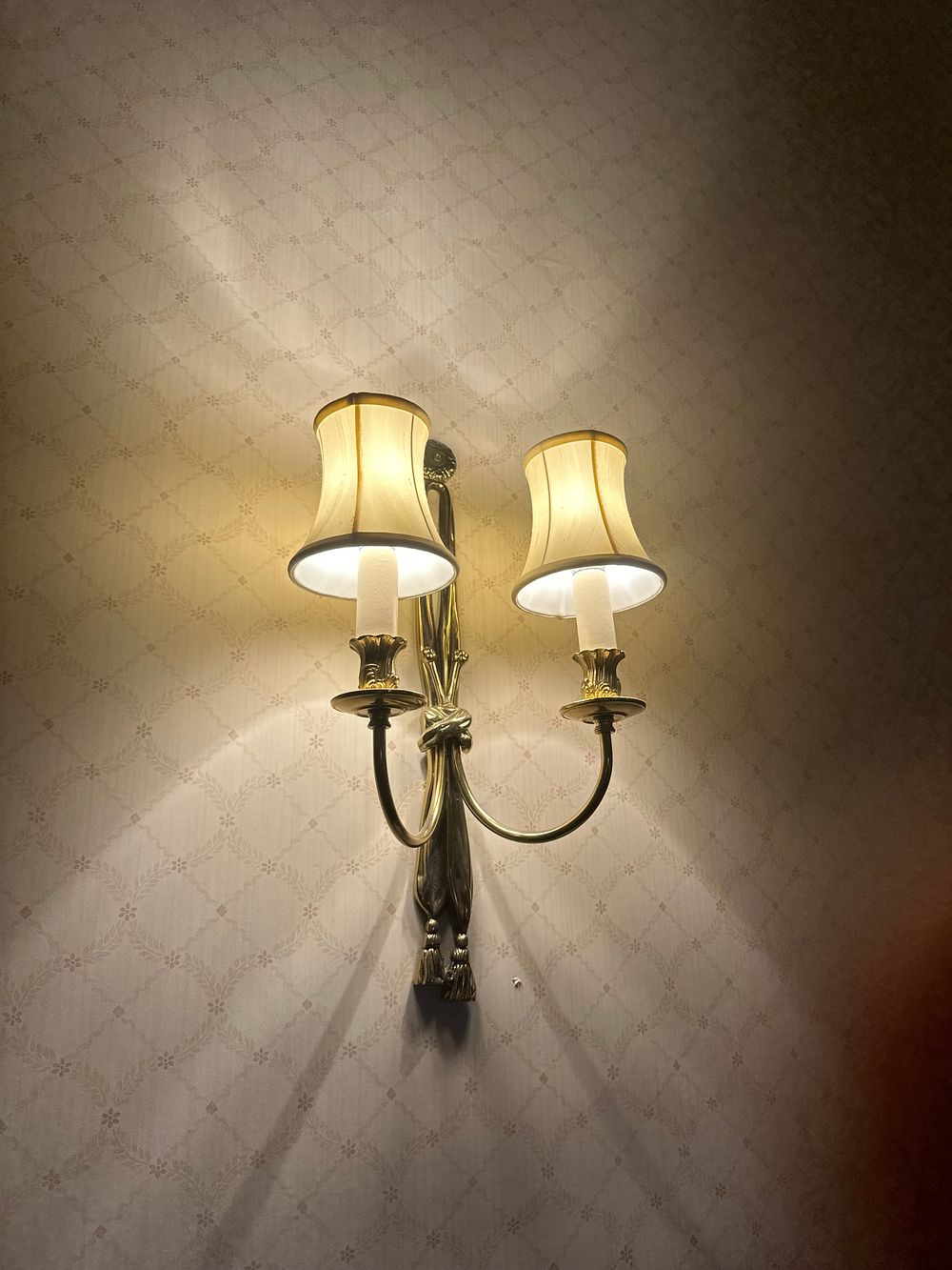 Lot 1589: A Double-Arm Copper Wall Sconce