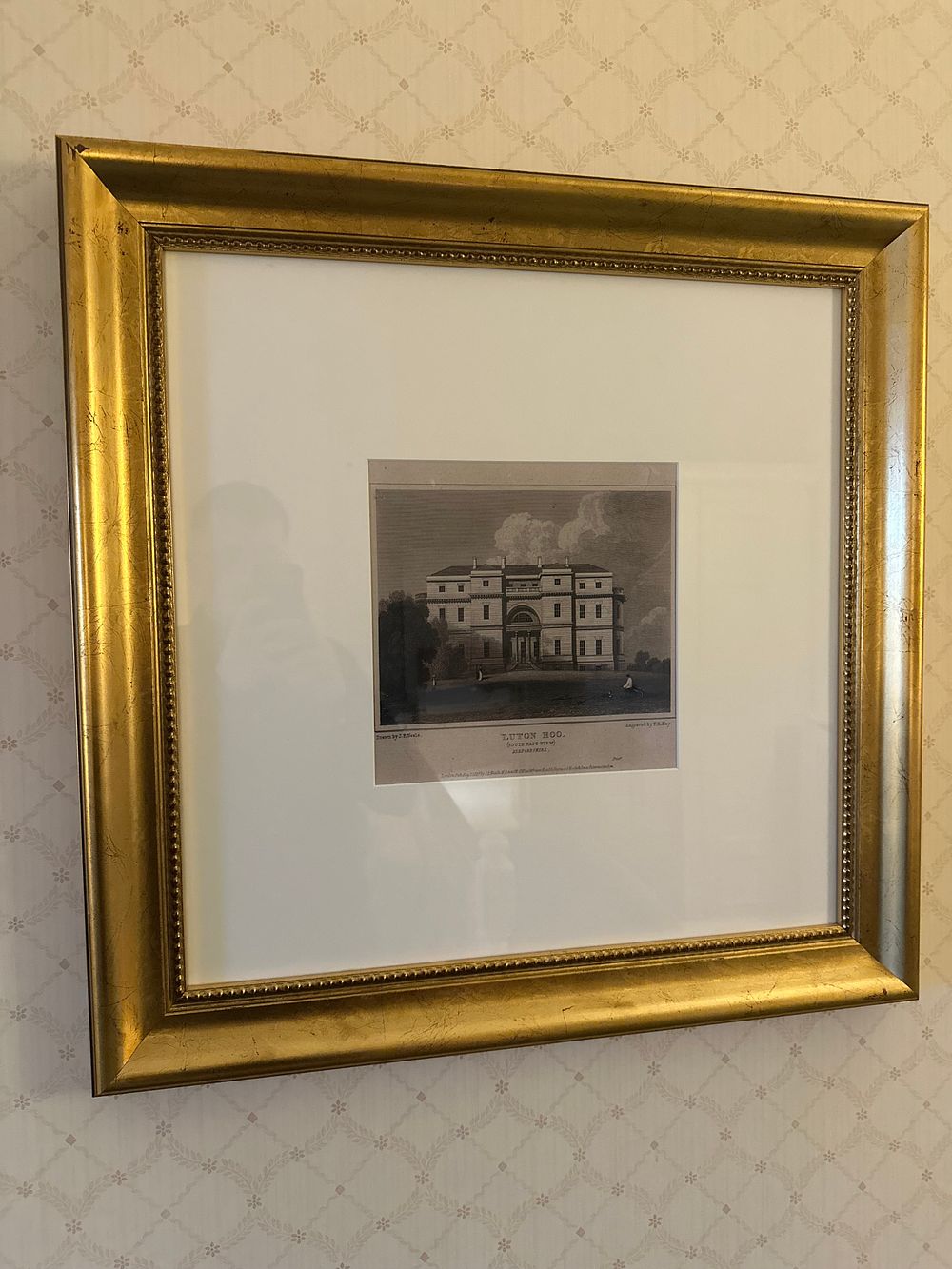 Lot 1590: A Pair of Late 18th and Early 19th Century British Topographical Engravings, 'Luton Hoo' and 'Remains of the Tower at Sutton'