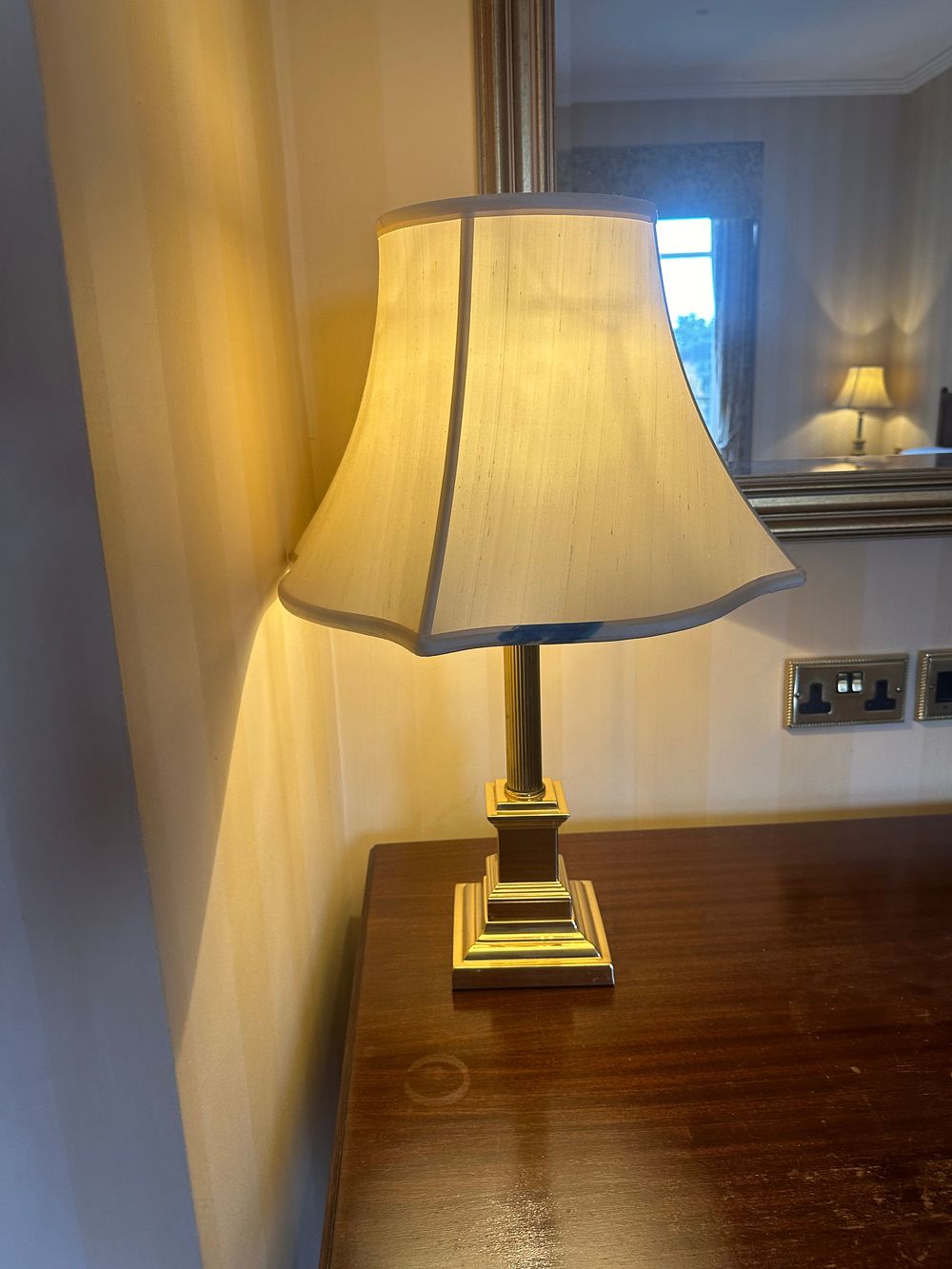 Lot 1646: Three Herda Neoclassic Style Brass Table Lamps, 1970s
