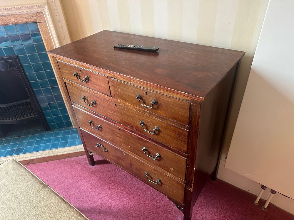 Lot 1647: A Suite of Five George III Style Mahogany and Other Hardwood Furniture Pieces