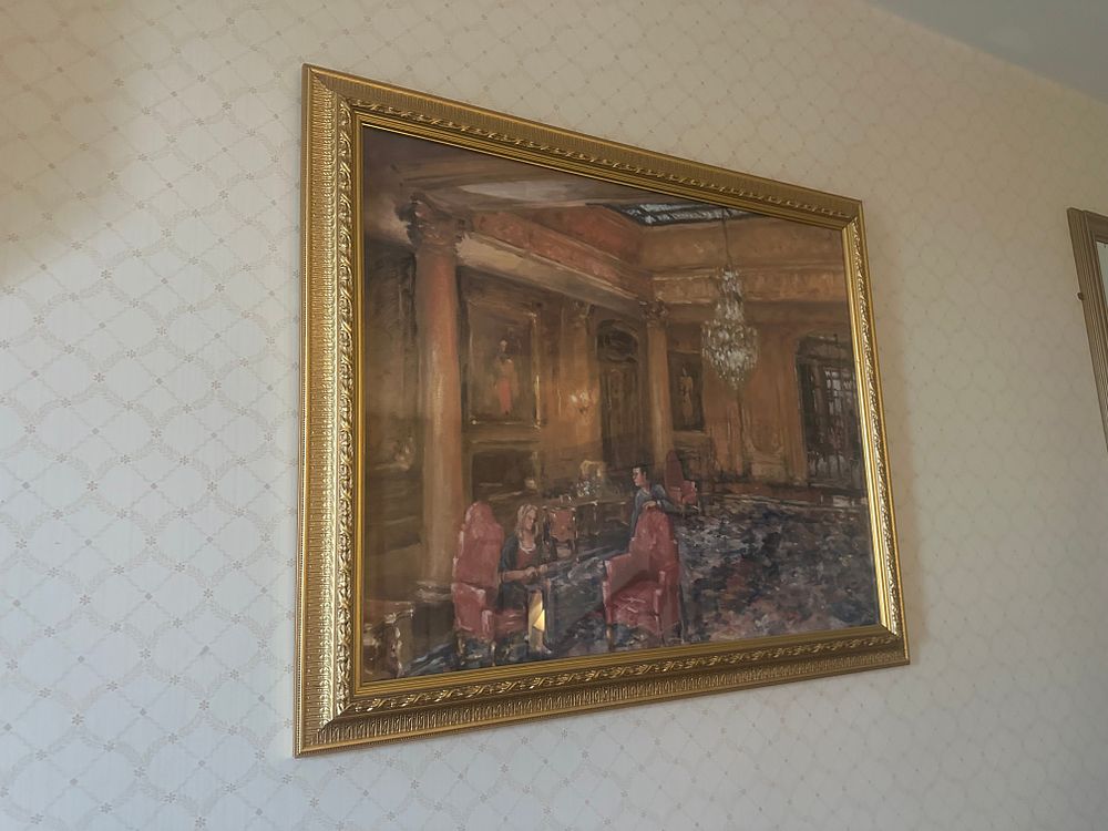 Lot 1742: Nestor Cambier (1879-1957), Interior Scene