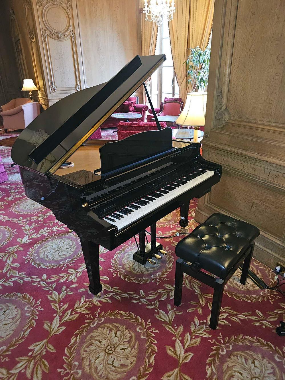 Lot 132: Roland Digital Grand RG-7 Piano with Matching Stool