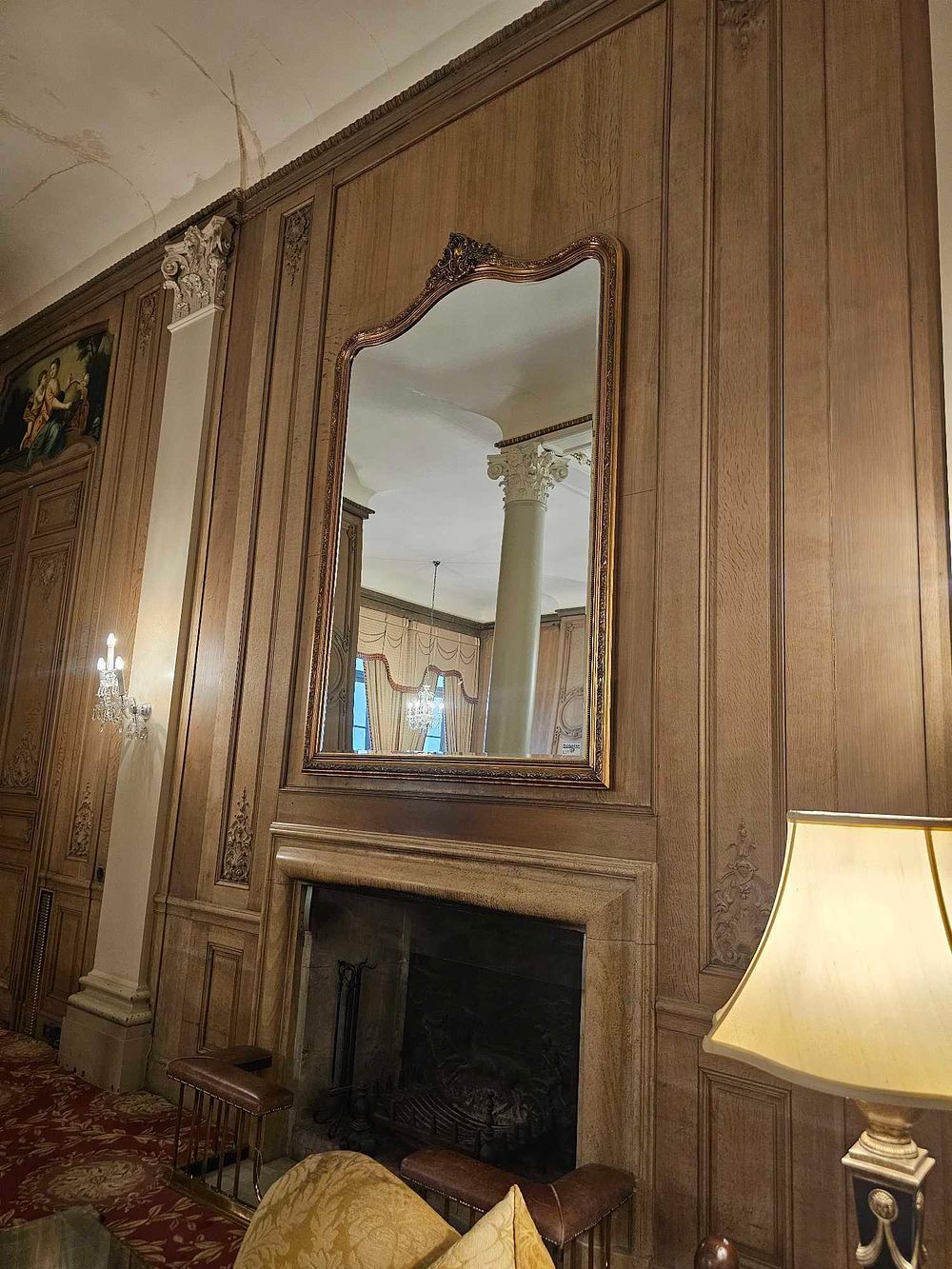 Lot 157: A Rococo Revival Giltwood or Composition Wall Mirror, Late 19th/Early 20th Century