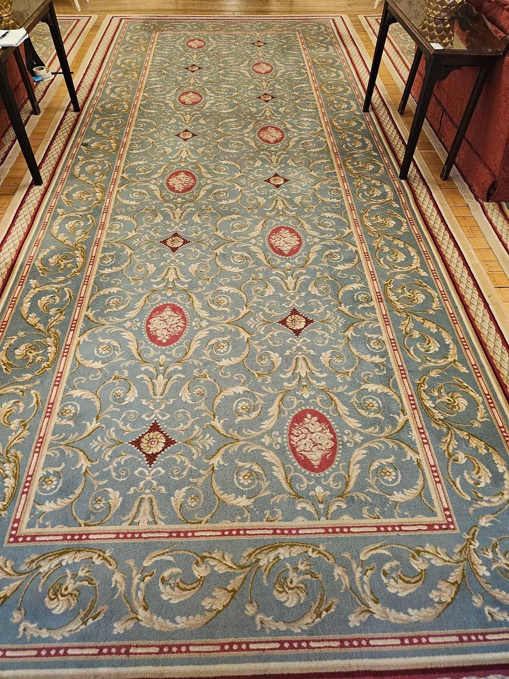 Lot 236: A Safavieh Lyndhurst Light Blue Runner