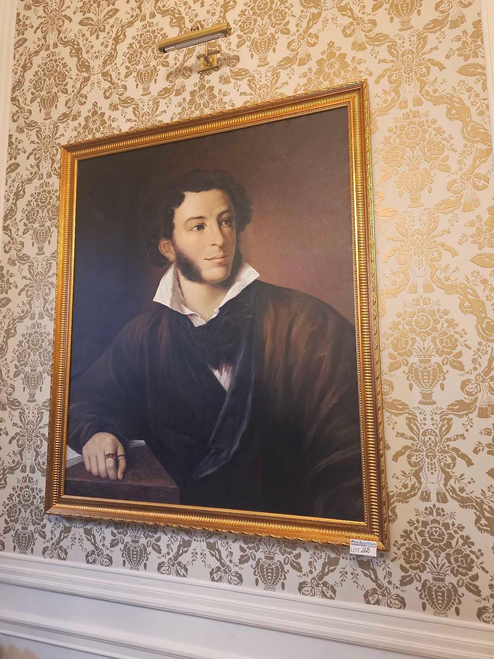 Lot 268: A Reproduction of Vasily Tropinin's 1827 Portrait of Alexander Pushkin