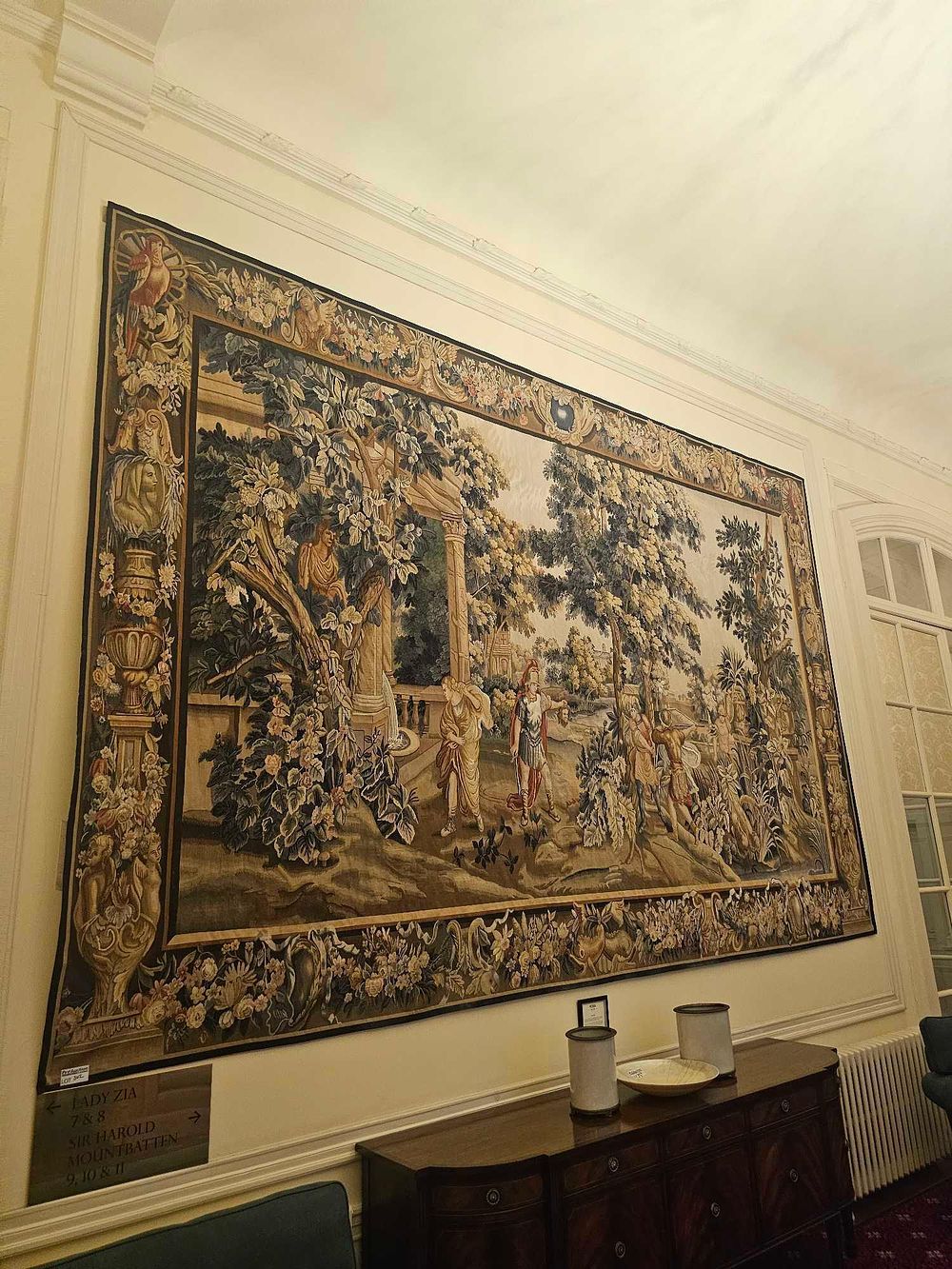 Lot 342: An Early 18th Century Style Woven Tapestry, 'Perseus with the Head of Medusa', after a Brussels Original