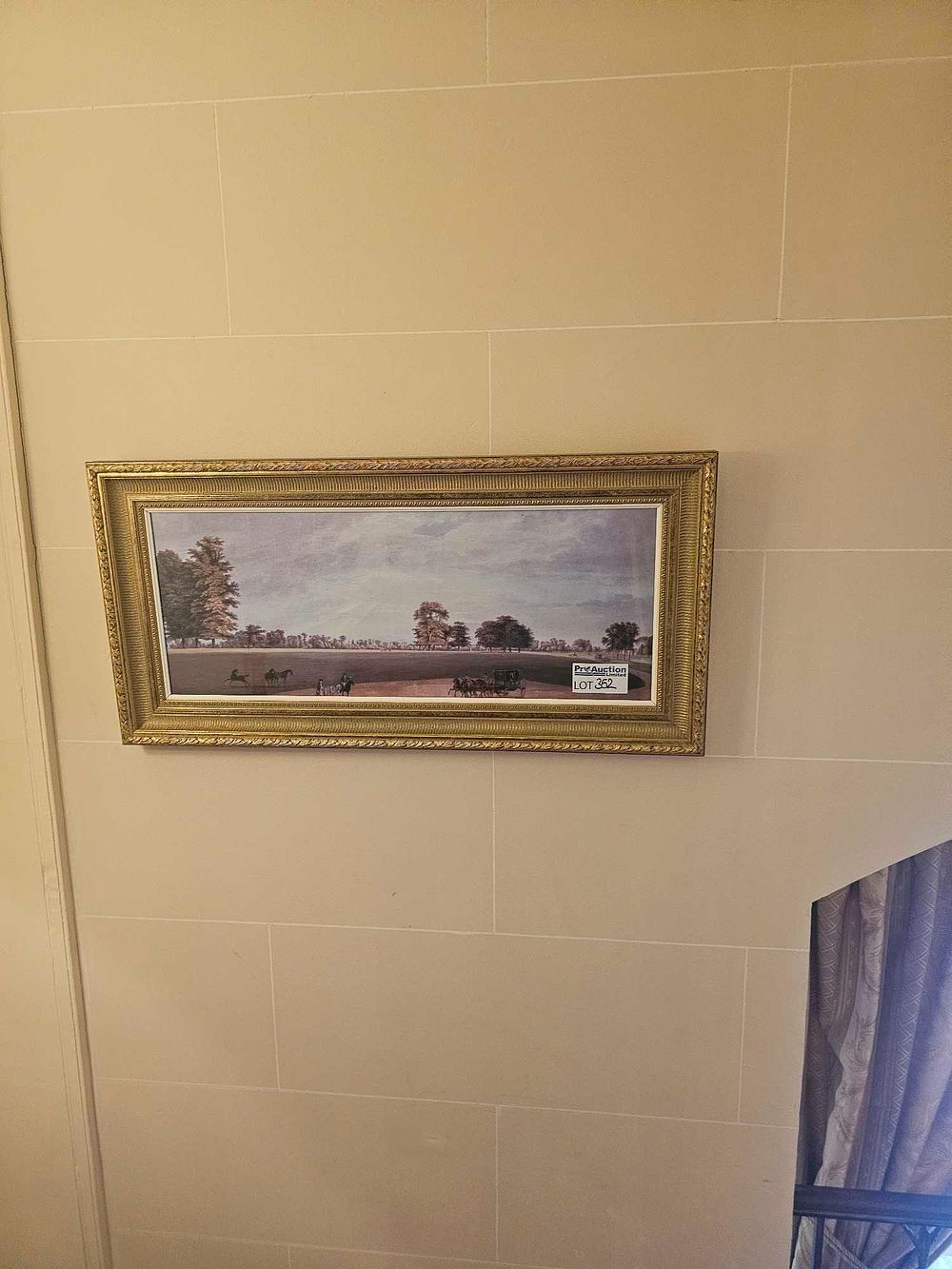 Lot 352: A Framed Equestrian Sporting Scene