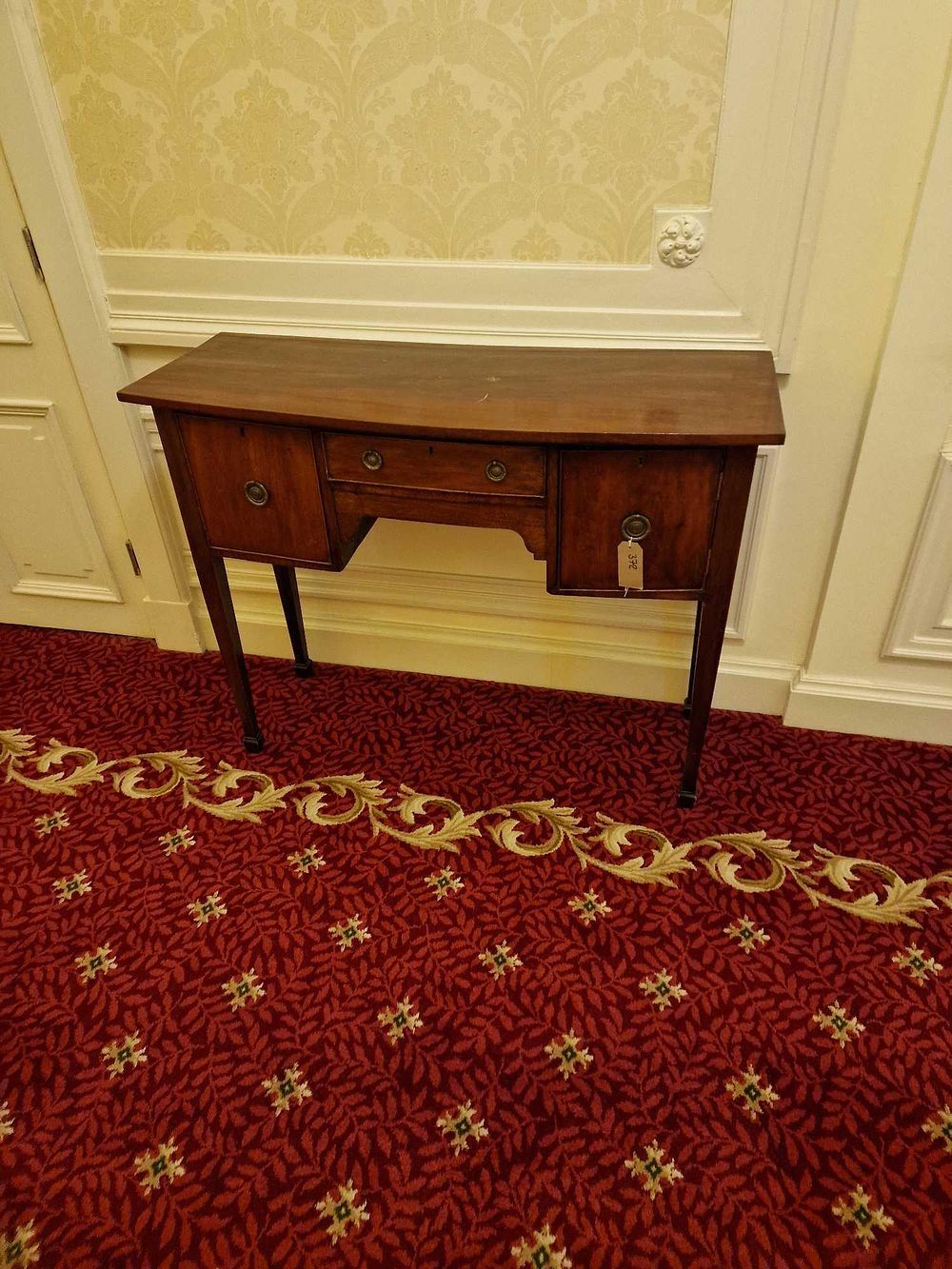 Lot 372: Sheraton Revival Mahogany Sideboard