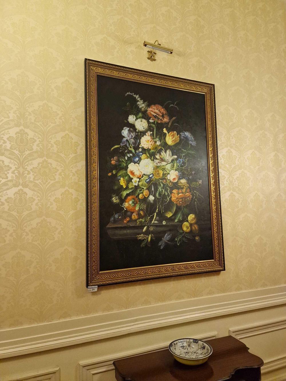 Lot 385: Continental School, 19th Century, Floral Still Life
