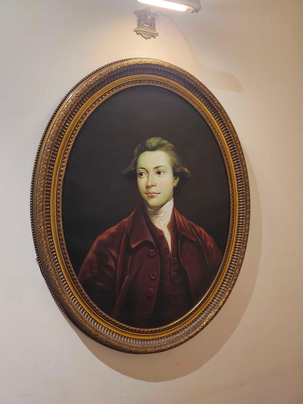 Lot 393: A Late Georgian/Neoclassical Portrait of a Young Gentleman