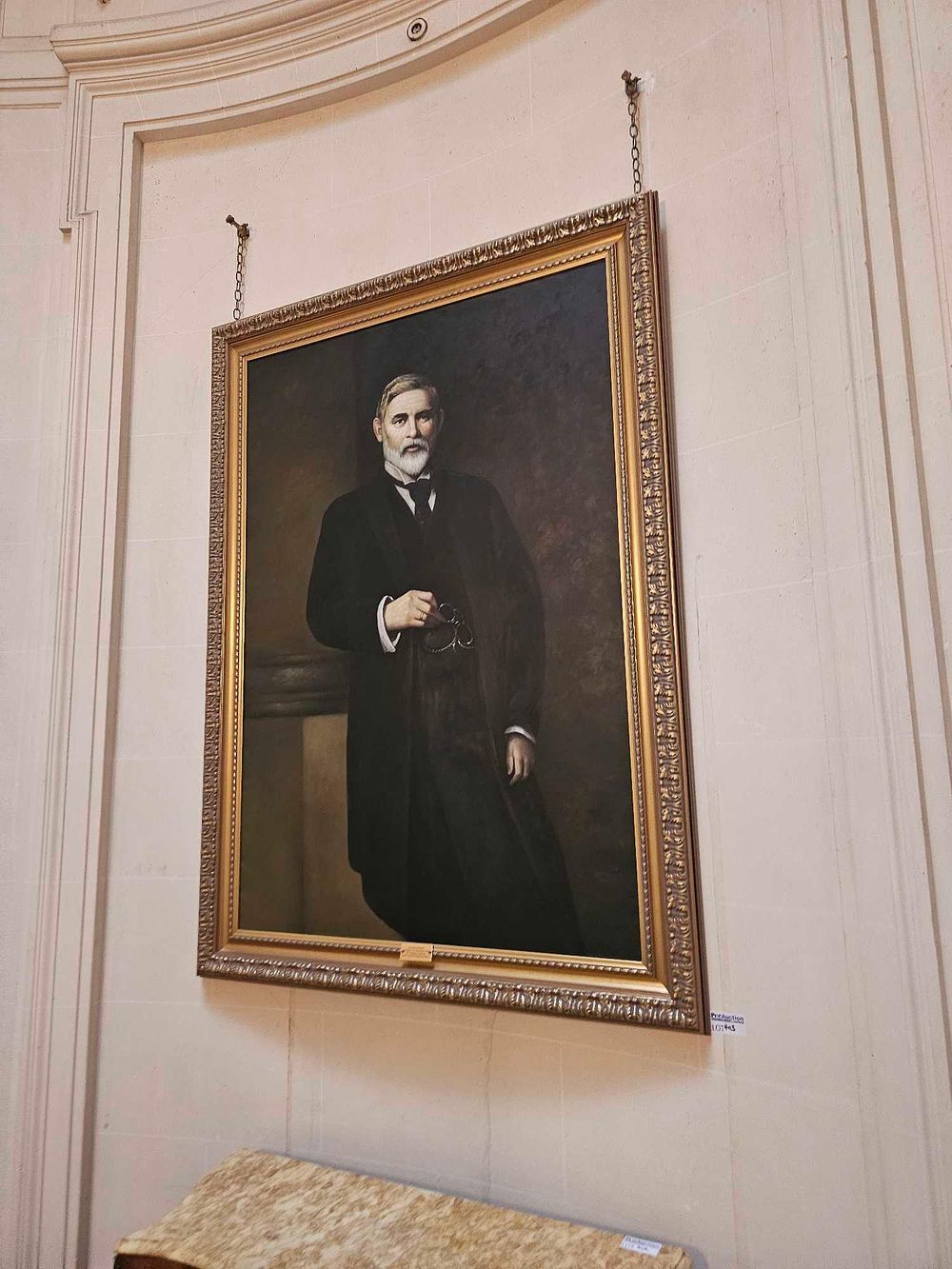 Lot 403: Portrait of Sir Julius Wernher by Hubert von Herkomer, 1912