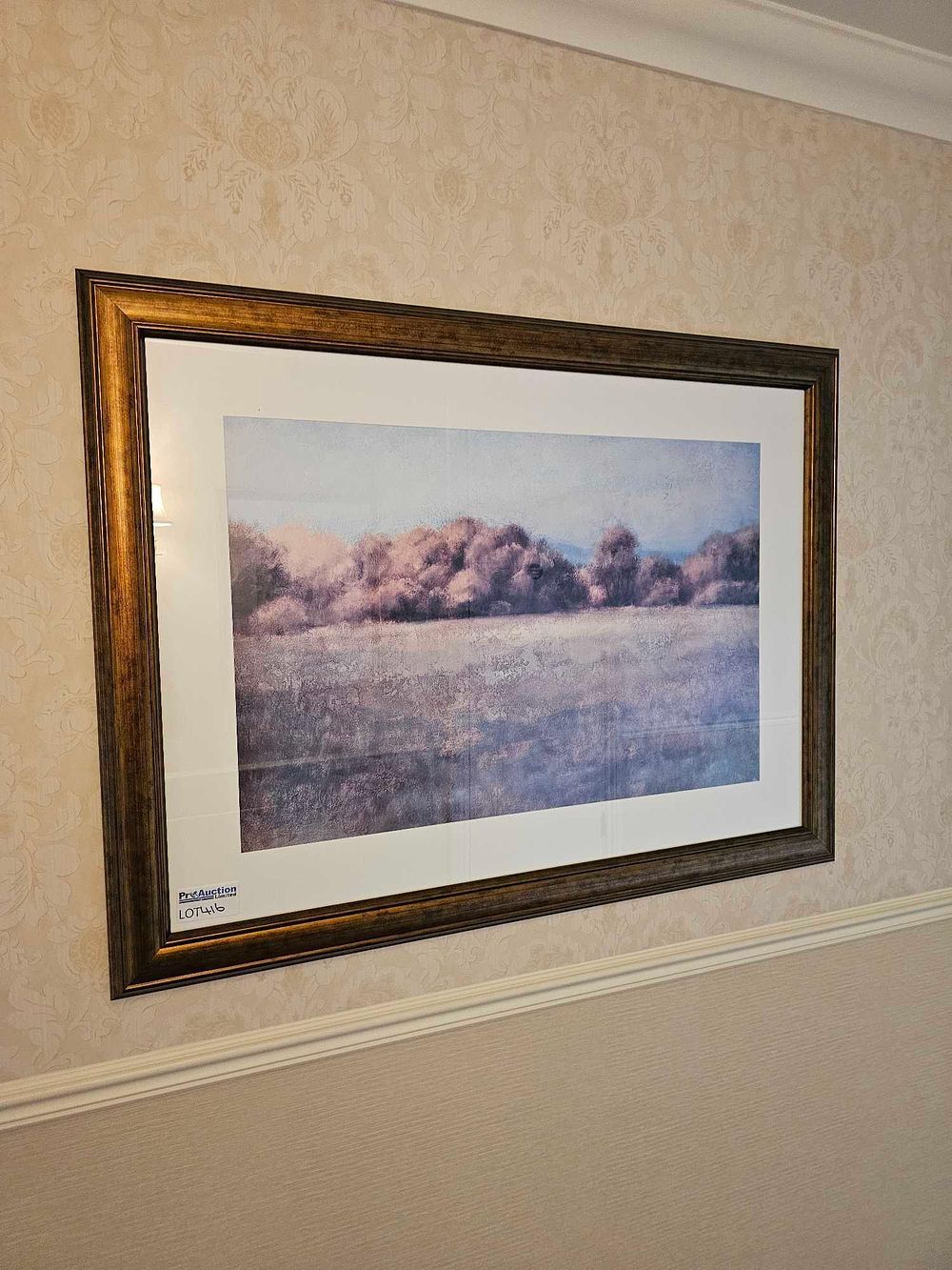 Lot 416: A Framed Impressionistic Landscape Print
