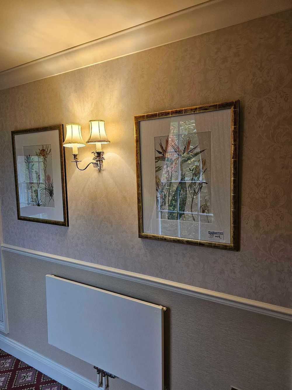 Lot 448: A Pair of Framed Botanical Prints