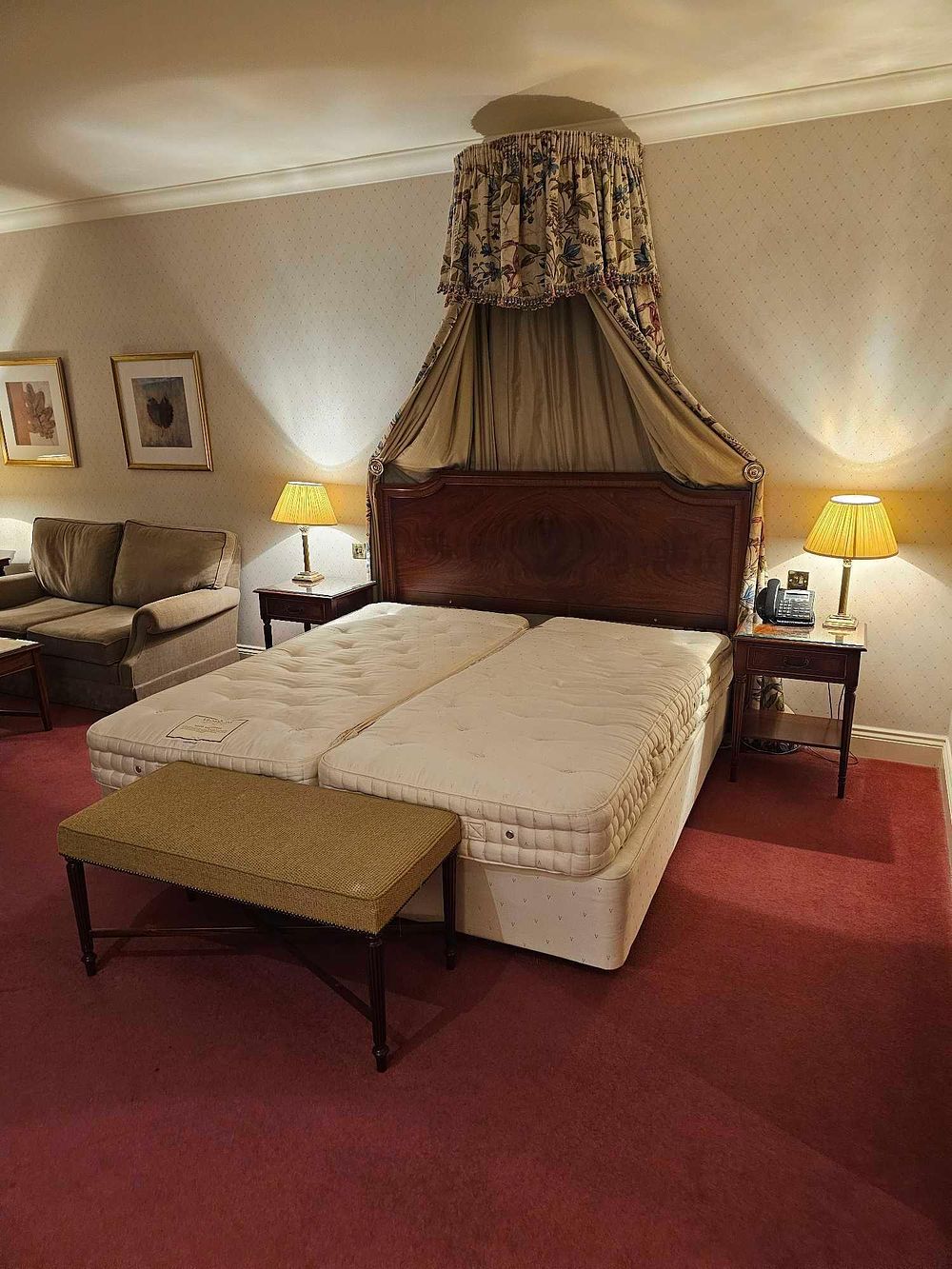 Lot 567: A Suite of Georgian Revival Style Hotel Furnishings, likely from The Dorchester, London