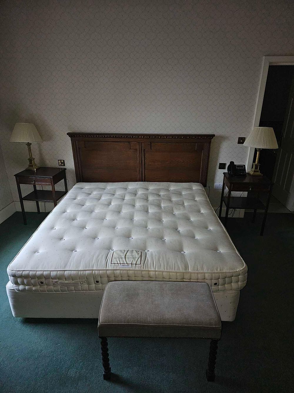 Lot 603: A Vispring Superb Mattress and Divan Set, with a Collection of Traditional Bedroom Furniture