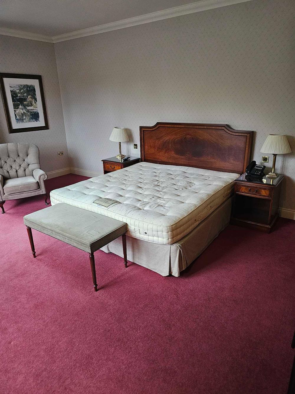 Lot 846: A Georgian-Revival Style Burr-Veneered Bedroom Suite