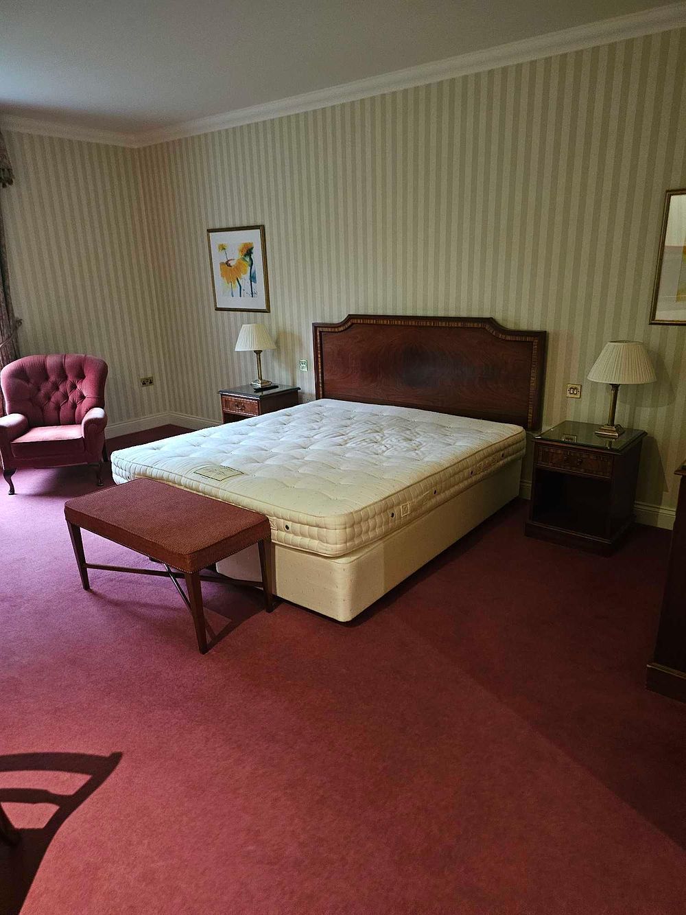 Lot 848: A Comprehensive Suite of Neoclassical/Regency Revival Style Hotel Room Furnishings