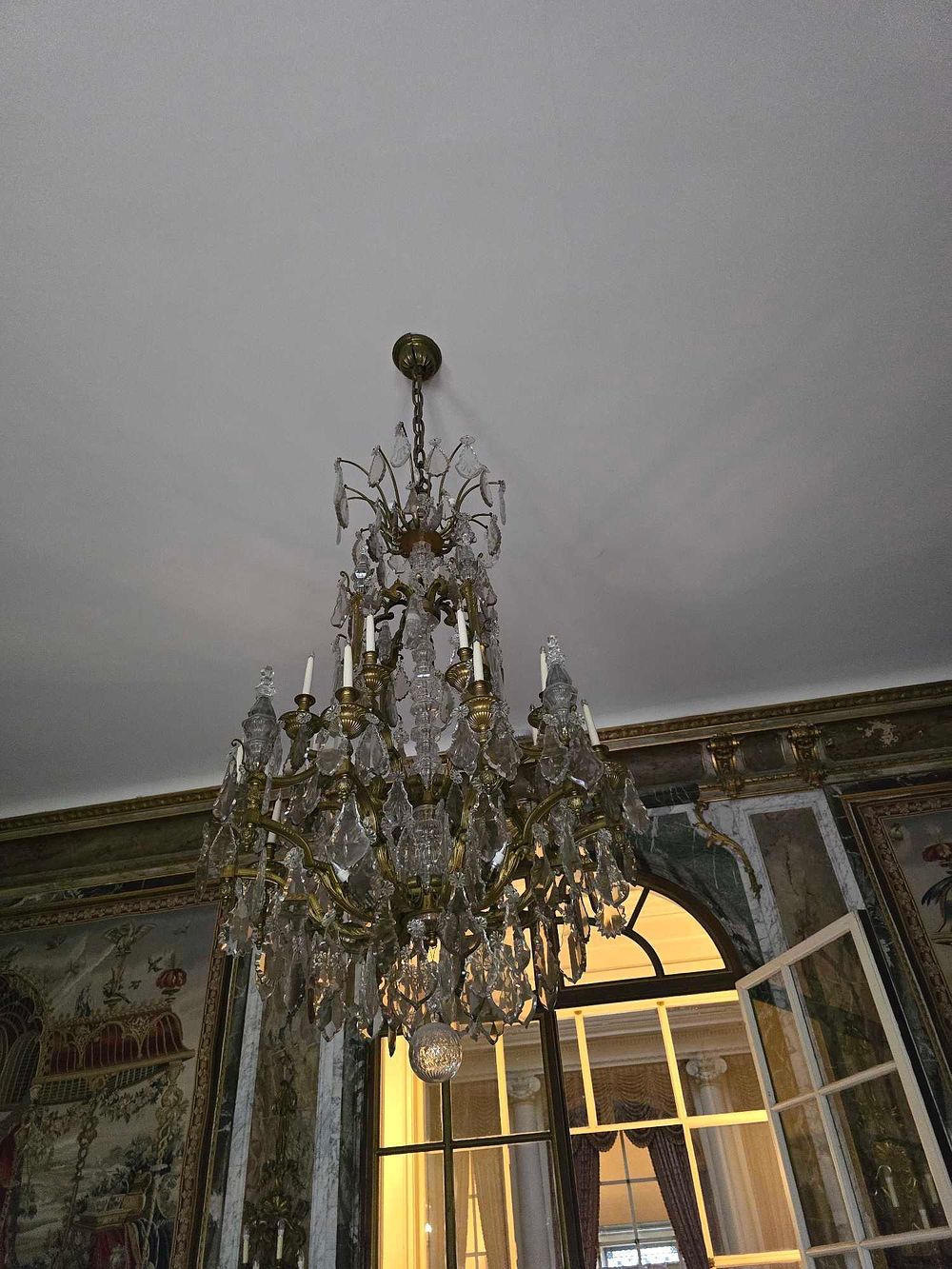 Lot 2062: French Louis Style Gilt Bronze and Crystal Chandelier, 19th Century