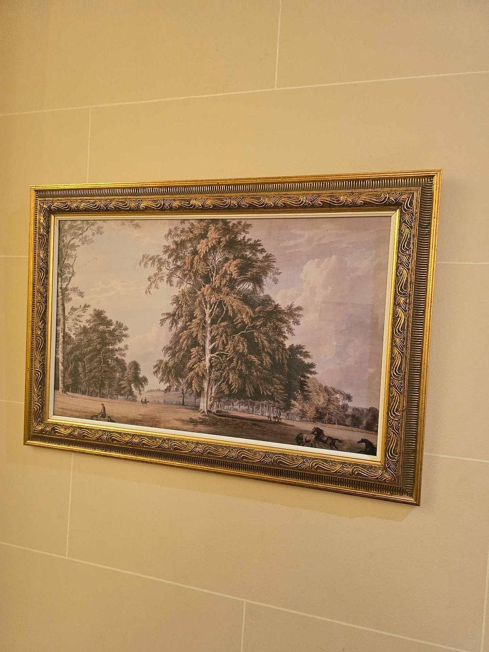 Lot 2071: A Framed 19th Century European Landscape Print