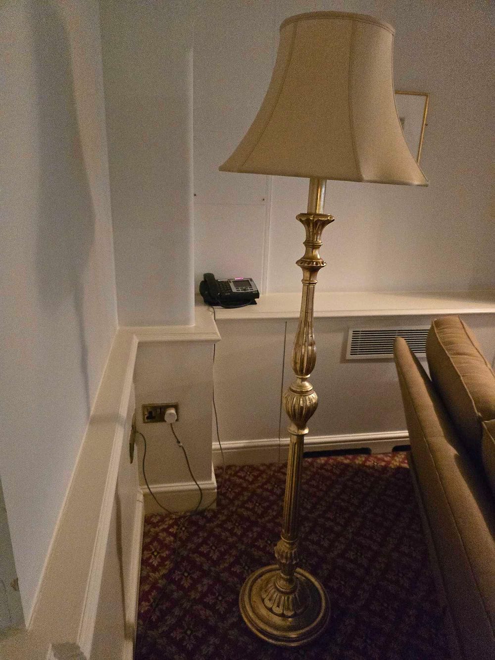 Lot 2140: Stiffel Brass Floor Lamp