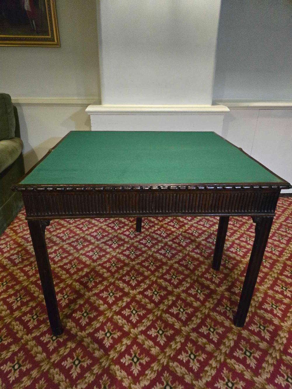 Lot 2146: A Chippendale Style Mahogany Fold-Over Game Table