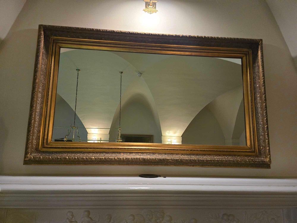 Lot 2158: A Large Late 19th/Early 20th Century Baroque Revival Giltwood Wall Mirror