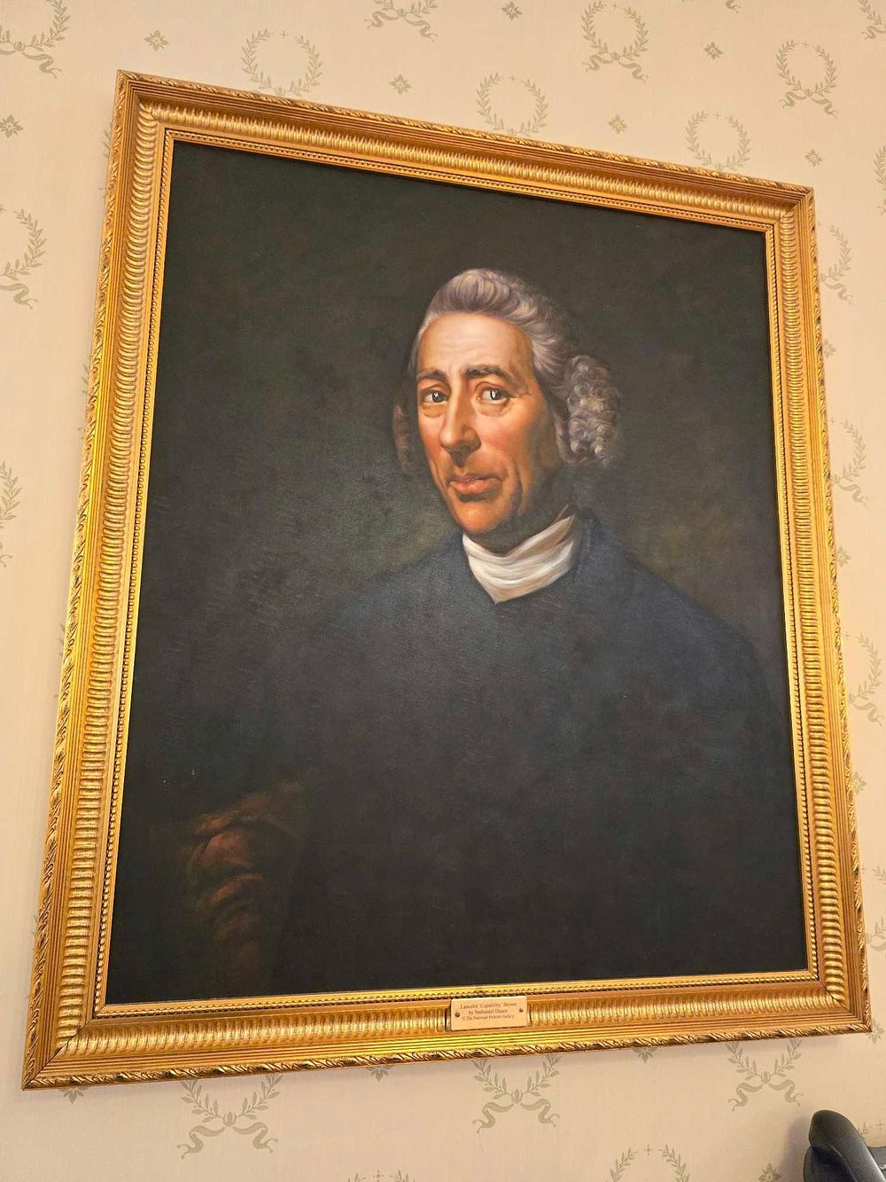 Lot 2161: Lancelot 'Capability' Brown, Oil on Canvas Portrait by Nathaniel Dance