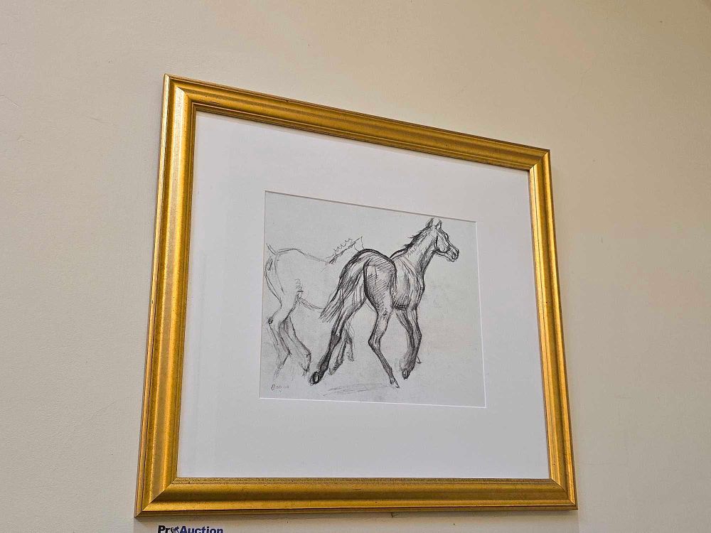 Lot 2191: After Edgar Degas, 'Horses' Framed Print