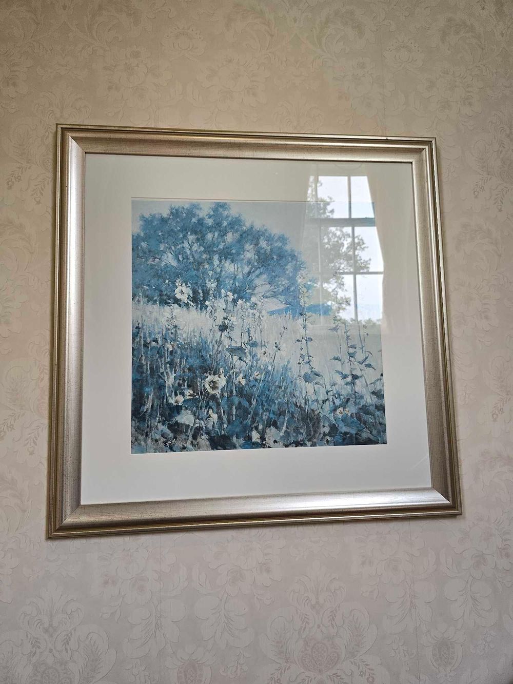 Lot 2242: Red Barrel Studio® UA CH Blue Spring I Framed Print