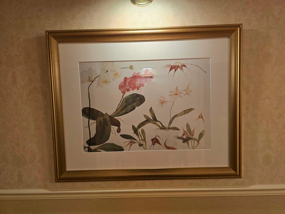Lot 2282: Elisabeth V. Macdougal, Botanical Watercolor of Orchids