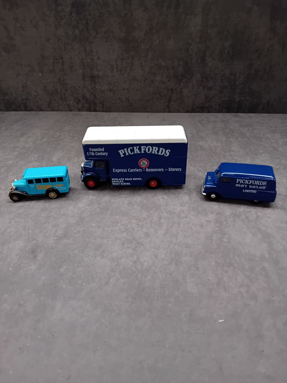 Lot 269: Three Corgi Classics Bedford Die-Cast Model Vehicles, including a Pickfords Pantechnicon