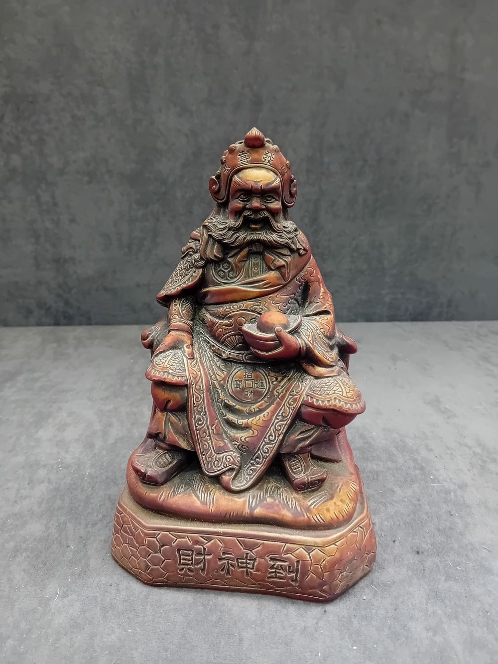 Lot 223: A Chinese Guan Yu Figure, Composite Material