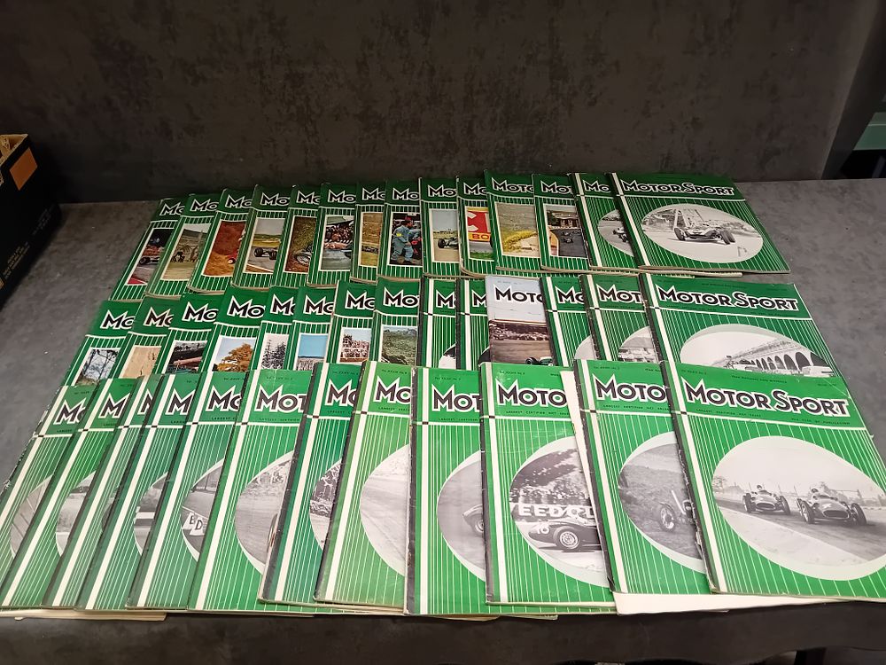 Lot 455: 40 Issues of Vintage British Motor Sport Magazine