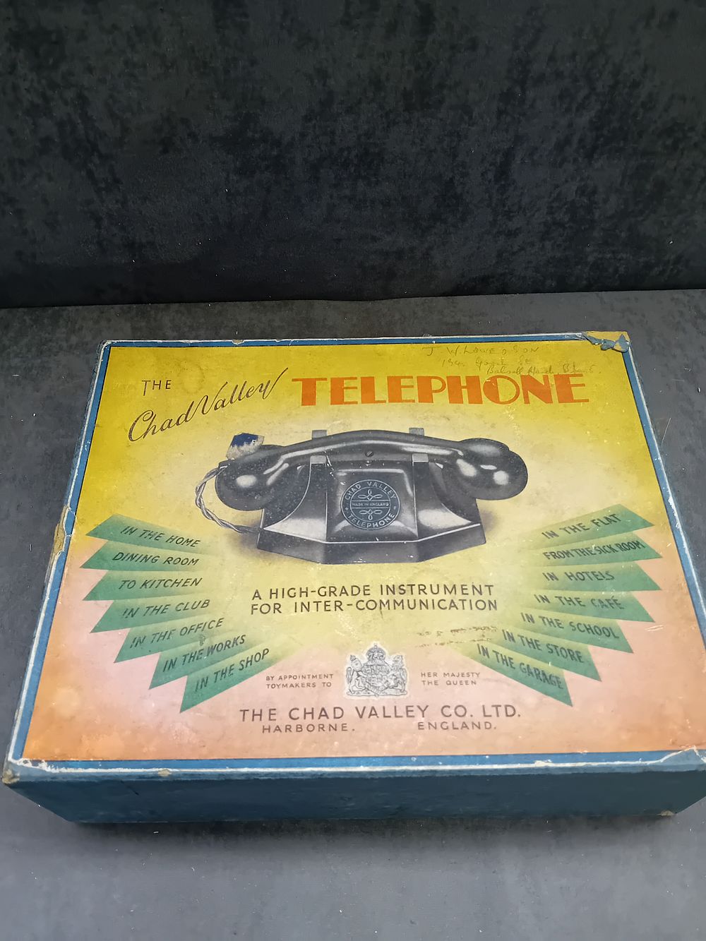 Lot 577: A Chad Valley Bakelite Telephone Intercommunication Set