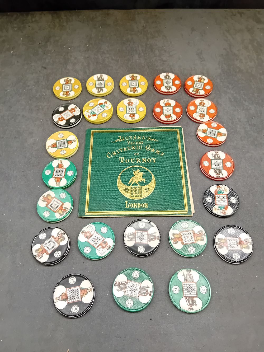 Lot 581: Moyse's Patent Chivalric Game of Tournoy, London, Late 19th/Early 20th Century