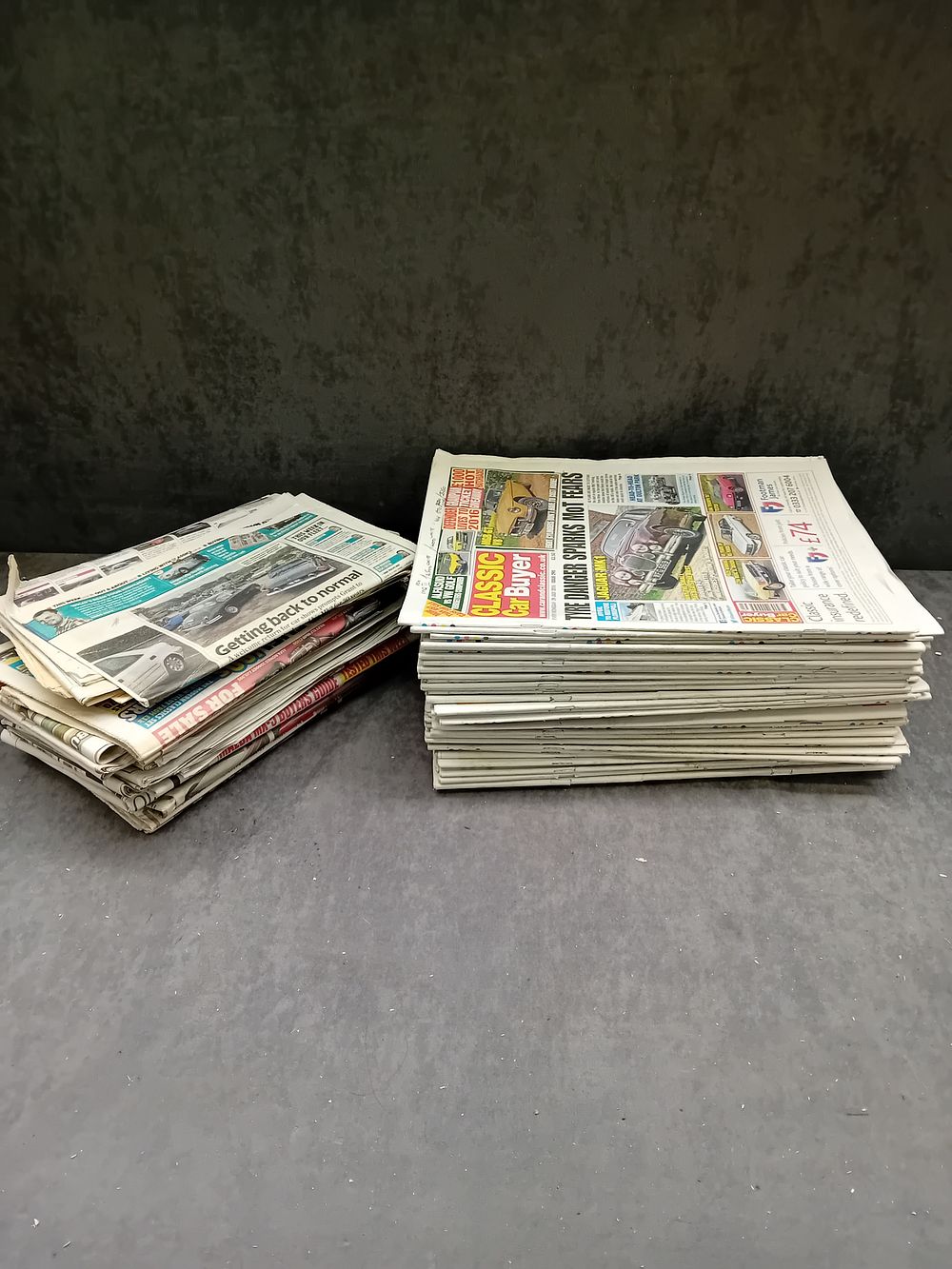 Lot 500: A Collection of 56 Modern English Automotive Newspapers and Magazines
