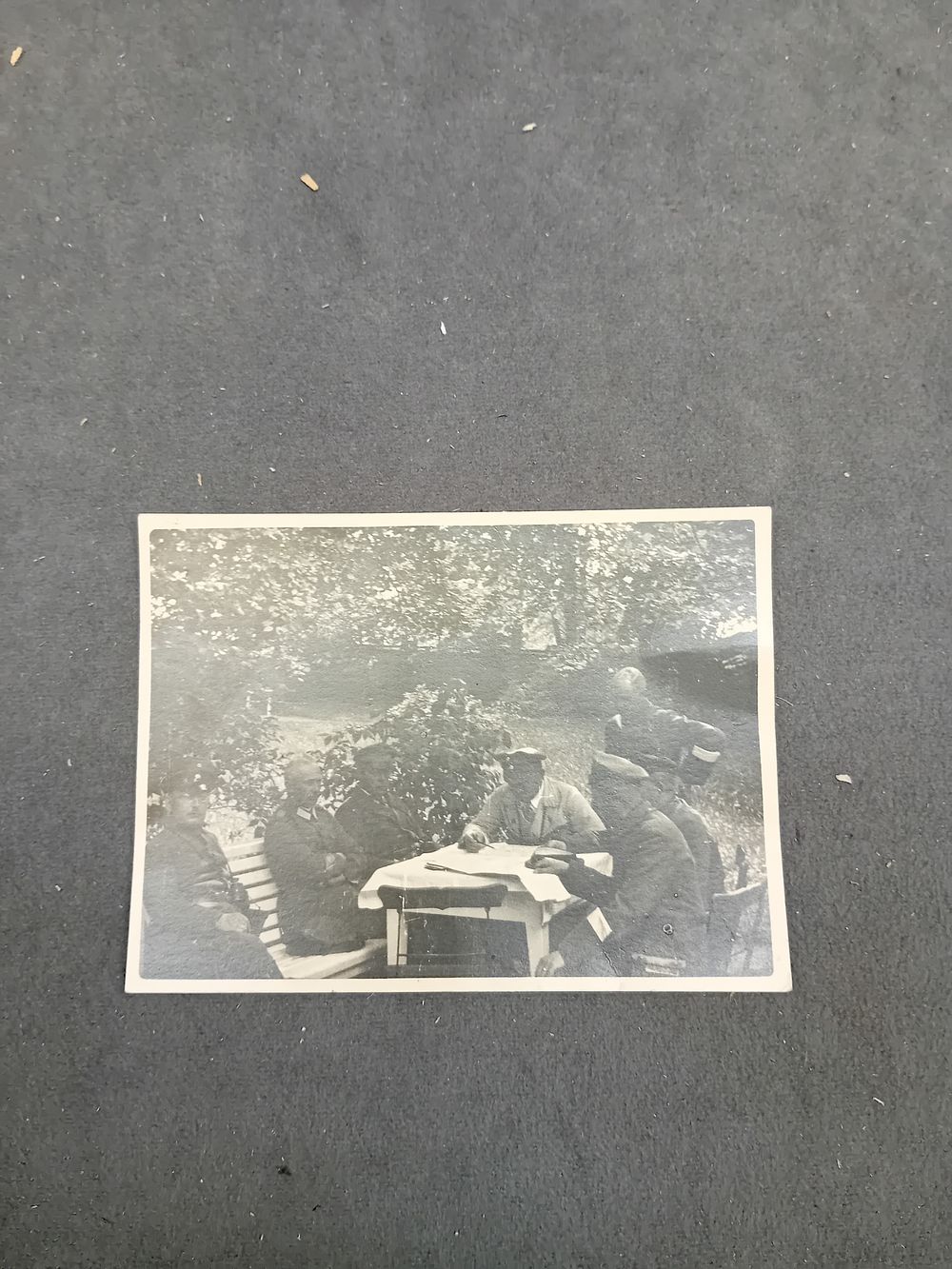 Lot 493: Vintage WW2 WWII German Military Soldiers Photographic Print
