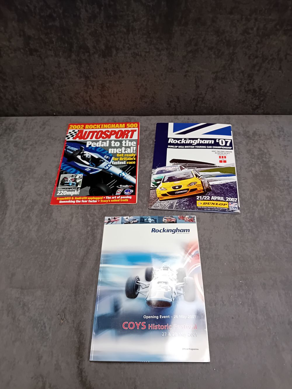 Lot 69: Mixed lot of Rockingham Programs 