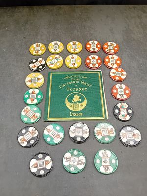 Moyse's Patent Chivalric Game of Tournoy, London, Late 19th/Early 20th Century. A vintage game 