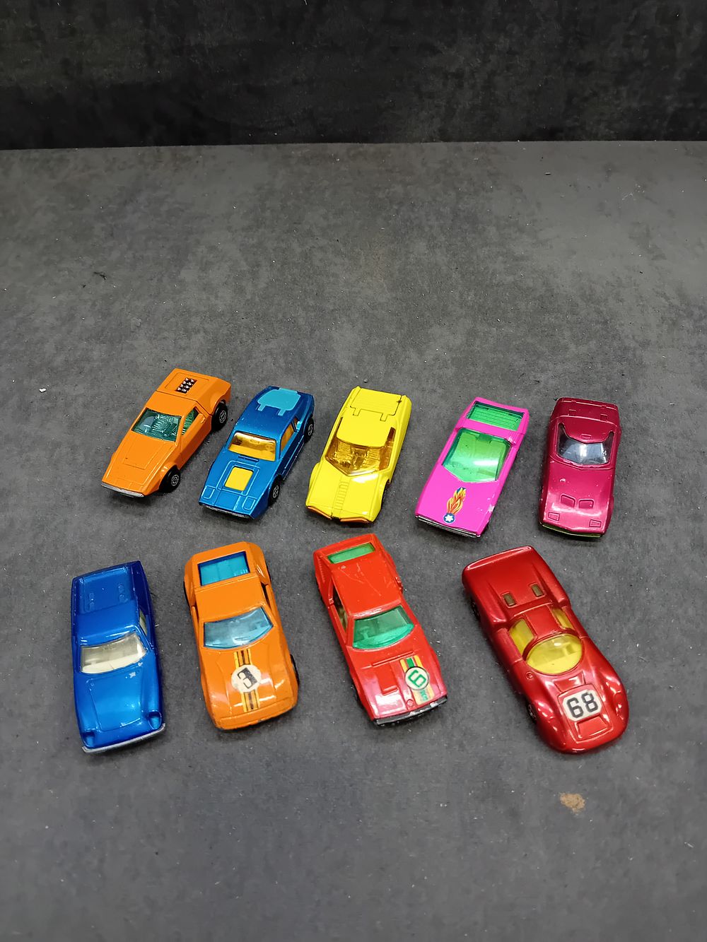 Lot 367: Matchbox Superfast No. 33 Datsun 126X and Eight Other Vintage Die-Cast Toy Cars