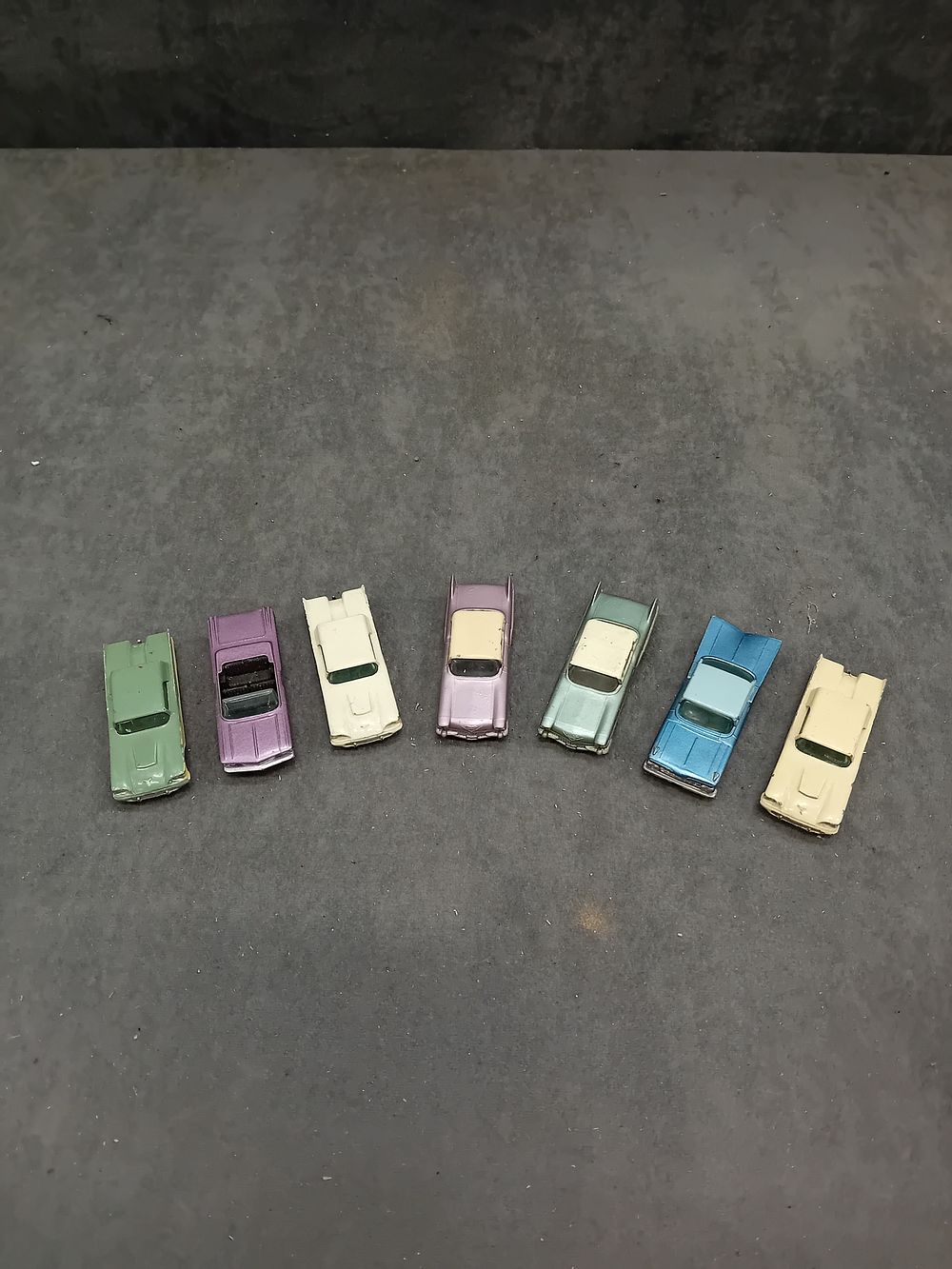 Lot 374: A Group of Seven Matchbox by Lesney Cadillac Sixty Special No. 27 Die-Cast Toy Cars