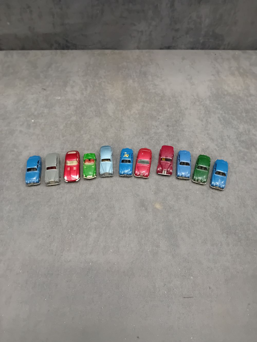 Lot 376: Eleven Vintage Matchbox Regular Wheels Die-Cast Miniature Cars