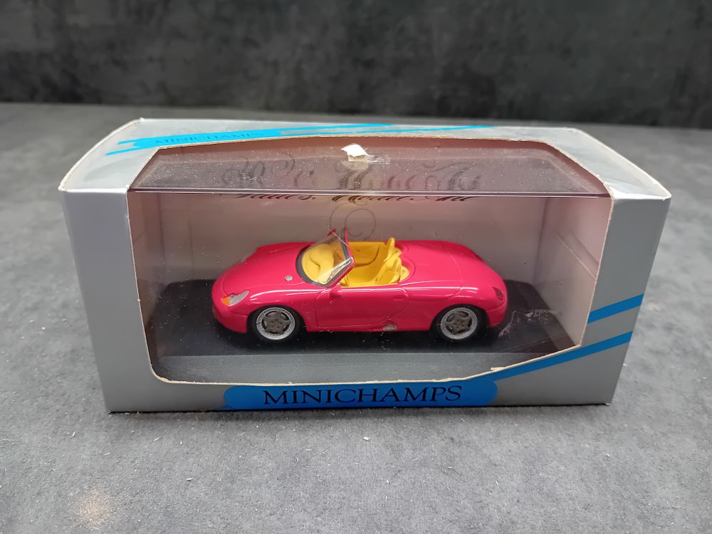 Lot 379: Minichamps Paul's Model Art 1:43 Porsche Boxster Die-Cast Model, Indischrot, No. 063132
