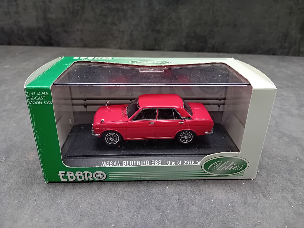 Lot 397 - EBBRO 'Oldies' 1:43 Nissan Bluebird SSS Re | Hammer