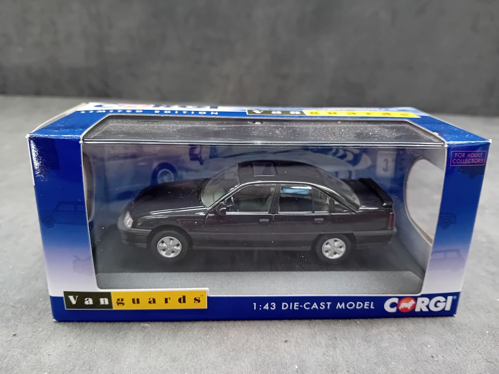 Lot 399: Corgi Vanguards Opel Omega 3000 Black VA14004B 1:43 Scale Die-Cast Model