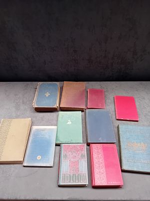 A Collection of 11 Vintage and Antique Cloth Bound Books. This lot consists of 11 individual 
