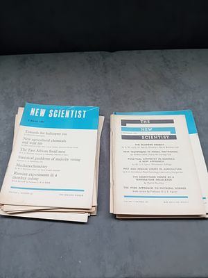 A Collection of 27 Vintage New Scientist Periodicals, 1960-1961. A collection of 27 individual 